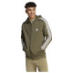 Adidas Ανδρική ζακέτα M 3-Stripes Fleece FZ HD Adidas Ανδρική ζακέτα M 3-Stripes Fleece FZ HD